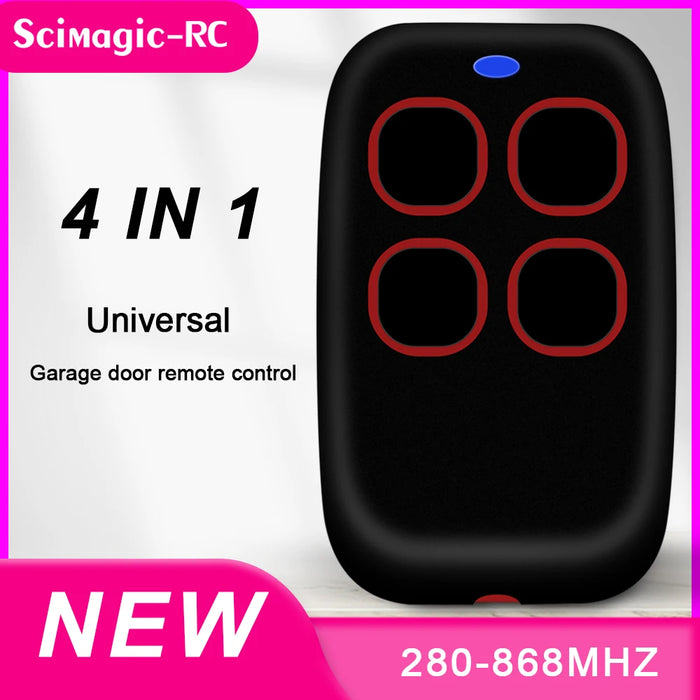 Universal 4-in-1 Multi-Frequency Gate Remote (Rolling Code, Waterproof)