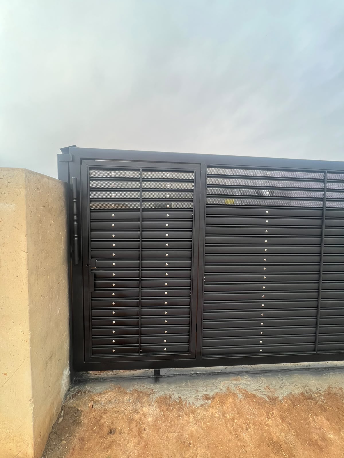 Perforated Security Door Panel